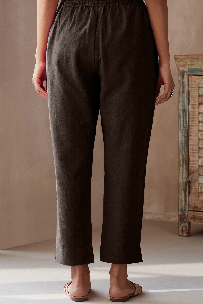 Roza Brown Narrow Pants