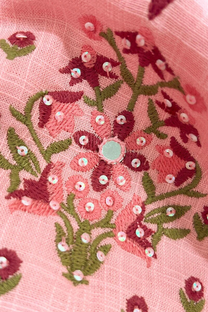 Surplus: Mehraab Mahi Pink Kurta