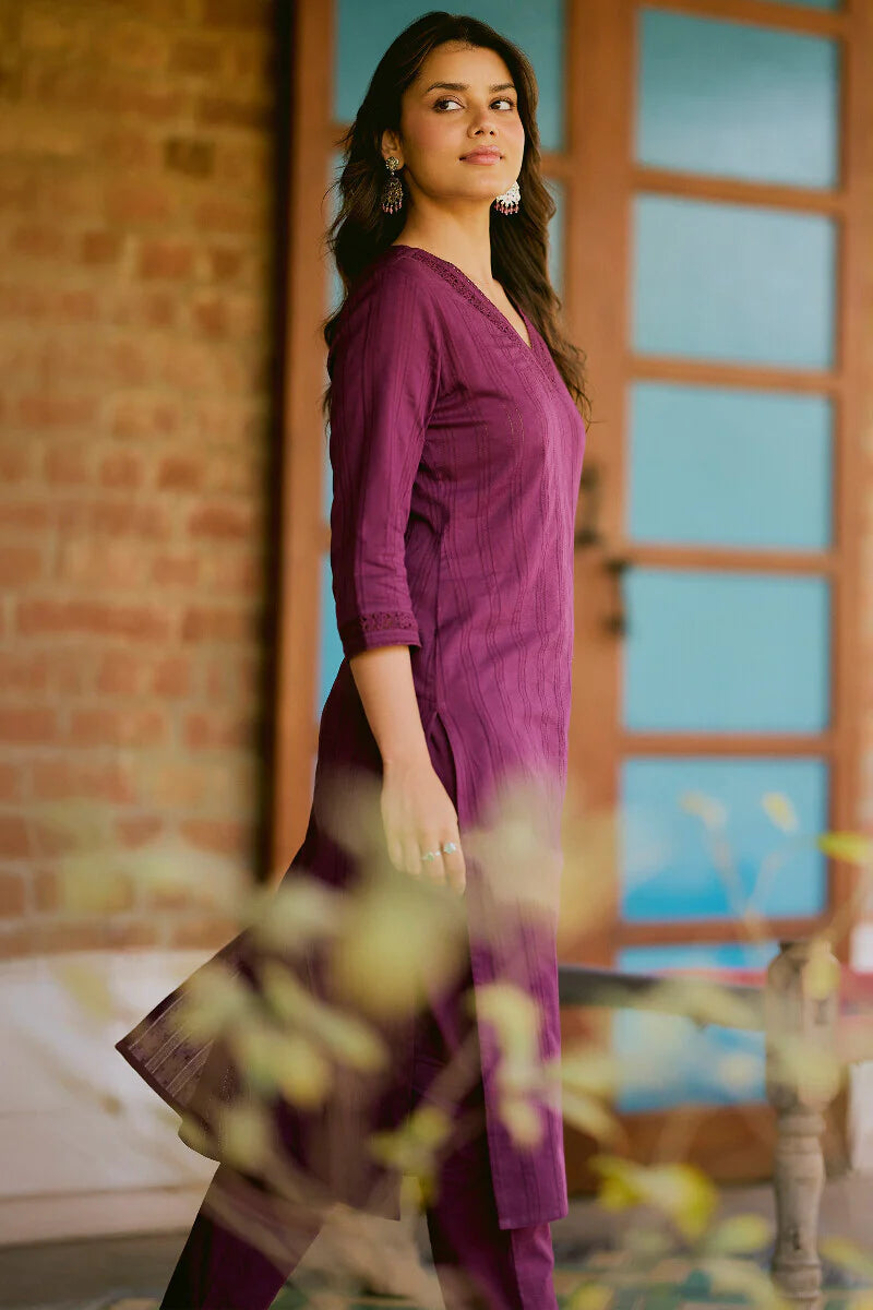 Surplus: Roza Sehr Plum Narrow Pants