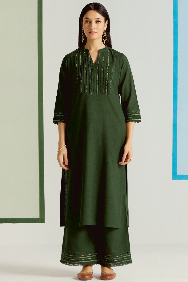 Roza Kiara Green Kurta