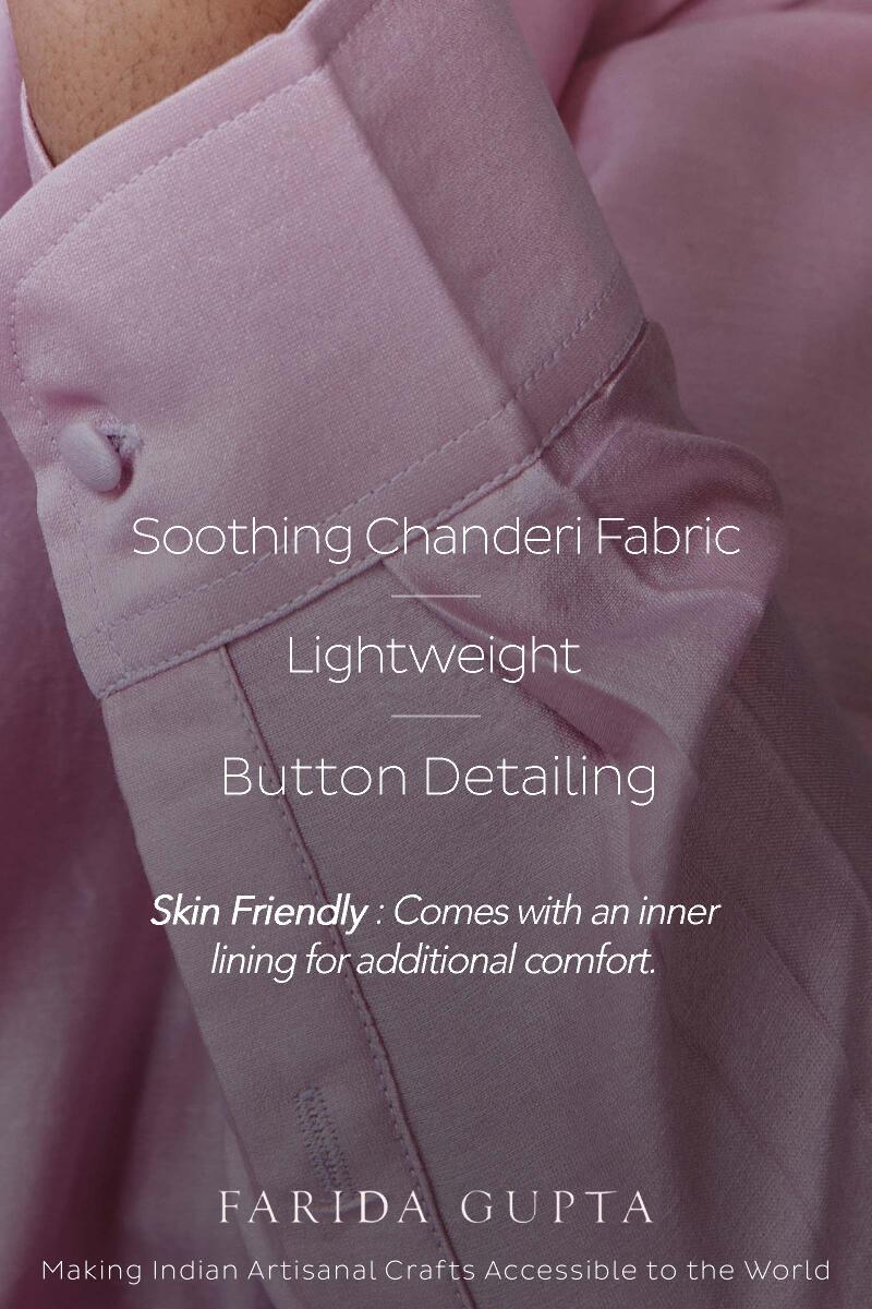 Zaid Ahaan Chanderi Kurta