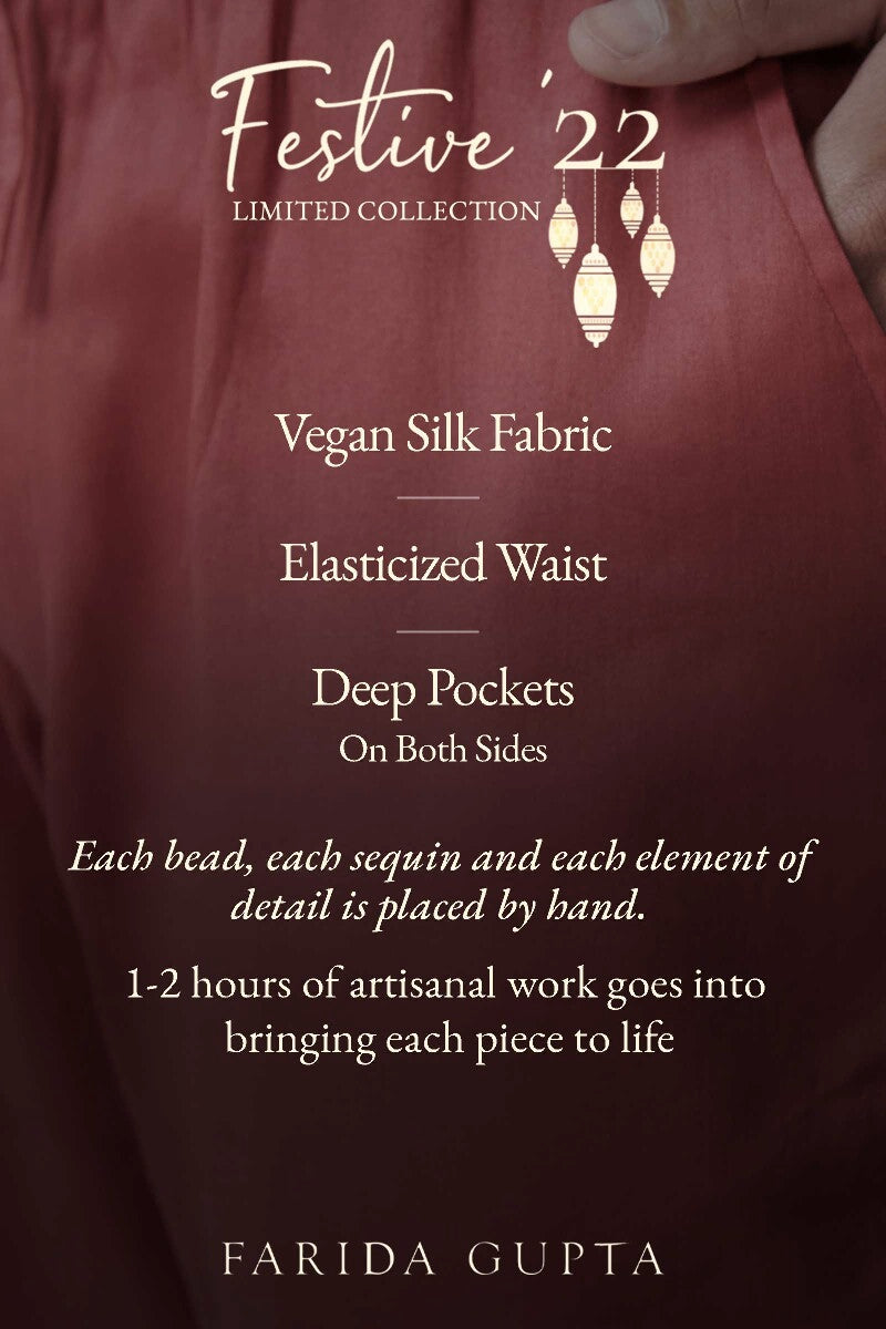 Shirin Arsh Red Pants