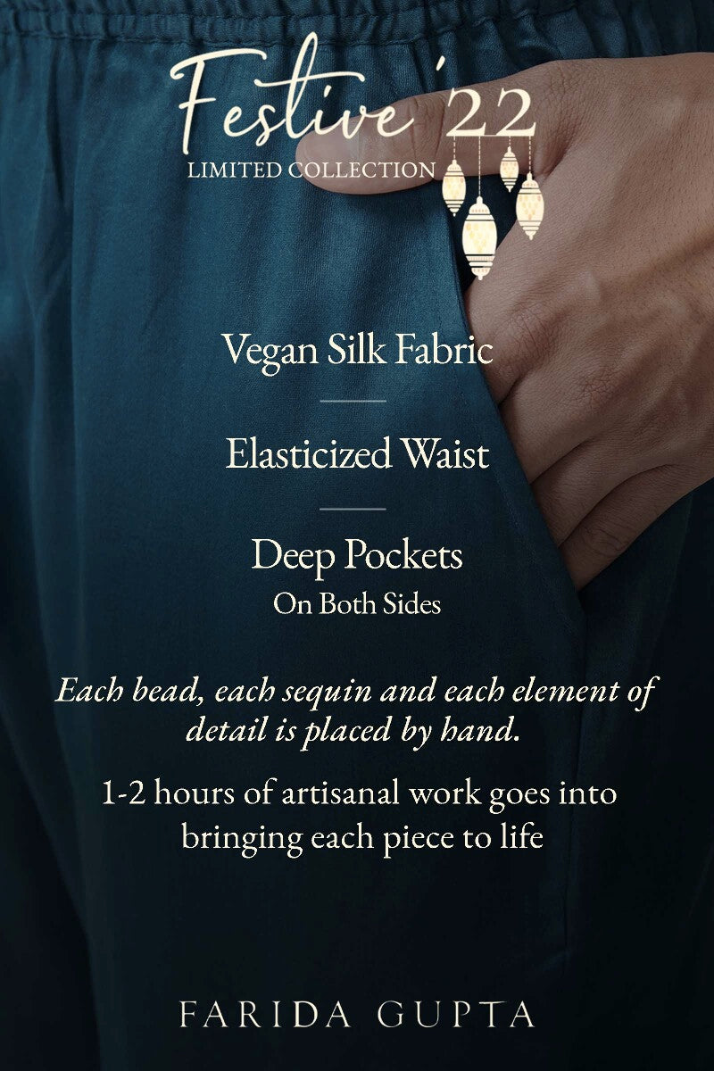 Shirin Arsh Royal Blue Pants