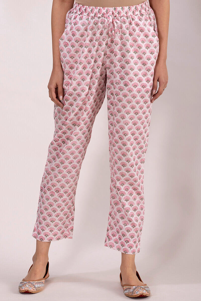 Roz Meher Ruhani Block Printed Narrow Pants