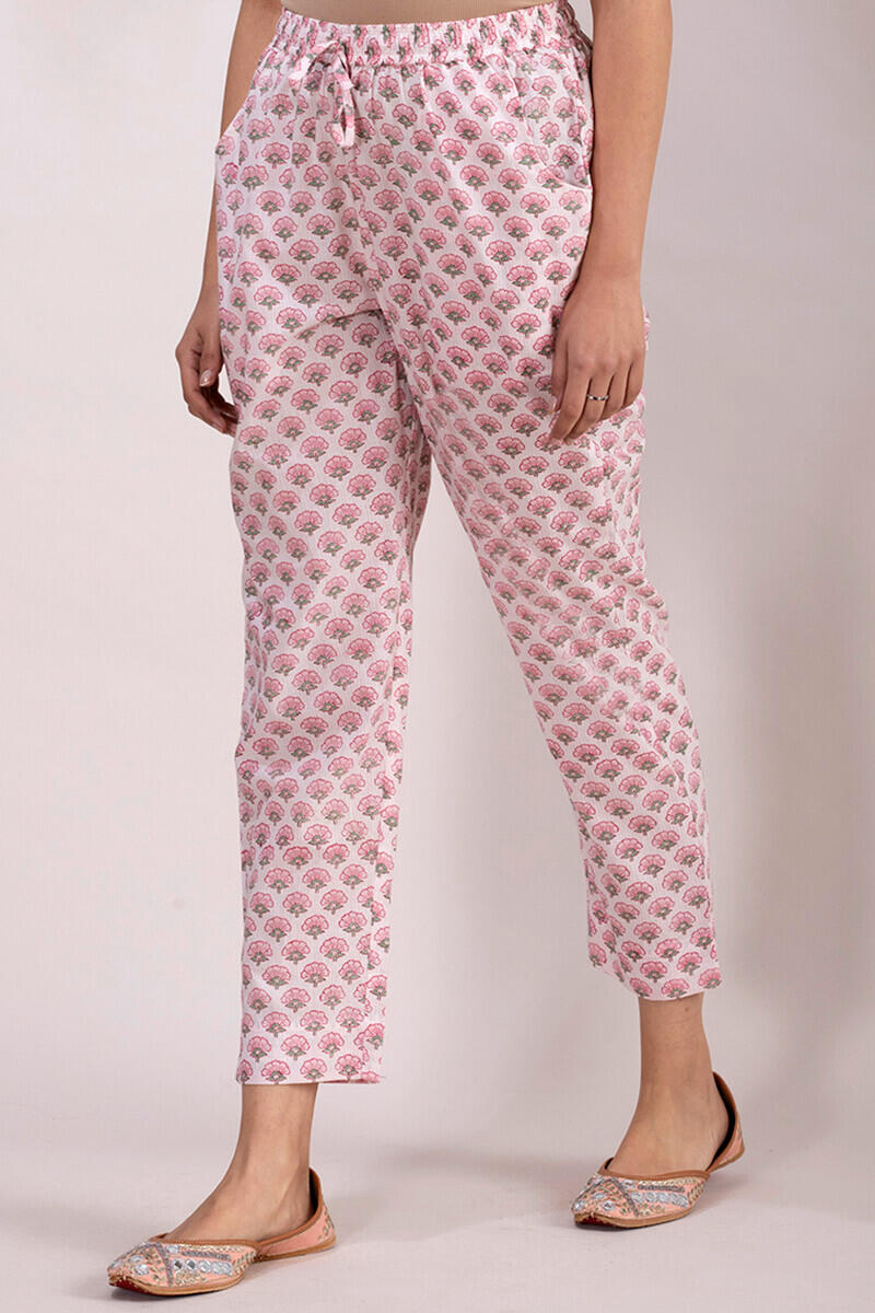Roz Meher Ruhani Block Printed Narrow Pants