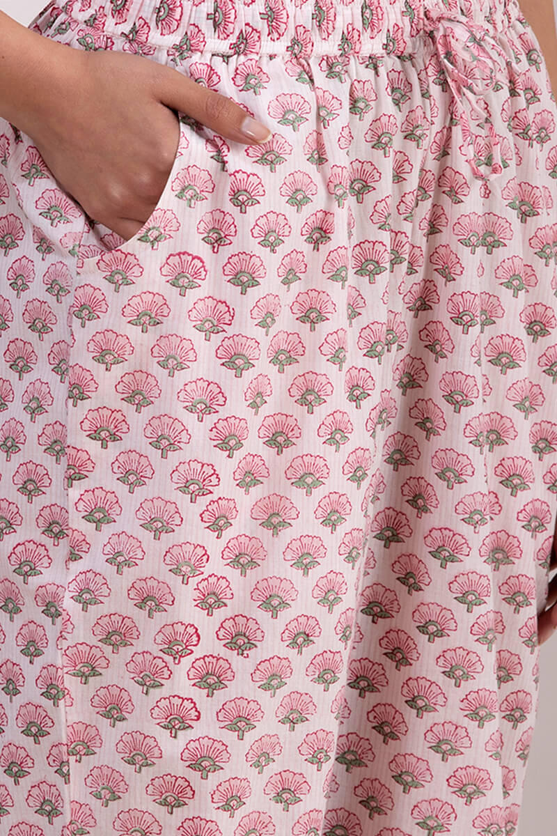 Roz Meher Ruhani Block Printed Narrow Pants