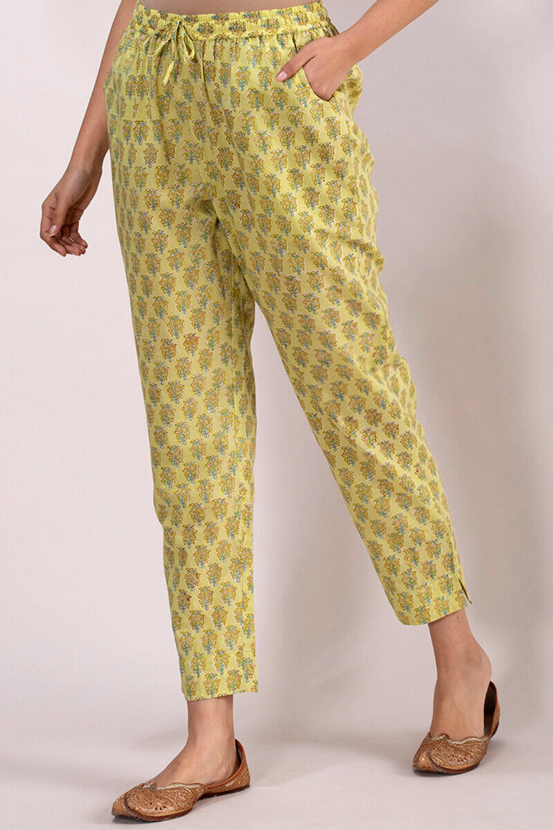 Roz Meher Jannat Block Printed Narrow Pants