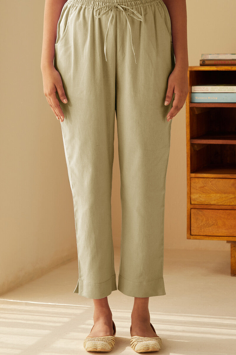 Roza Dahlia Beige Narrow Pants