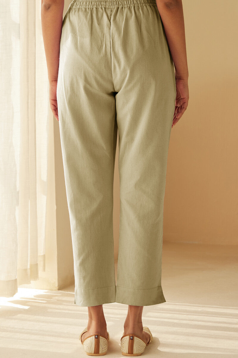 Roza Dahlia Beige Narrow Pants