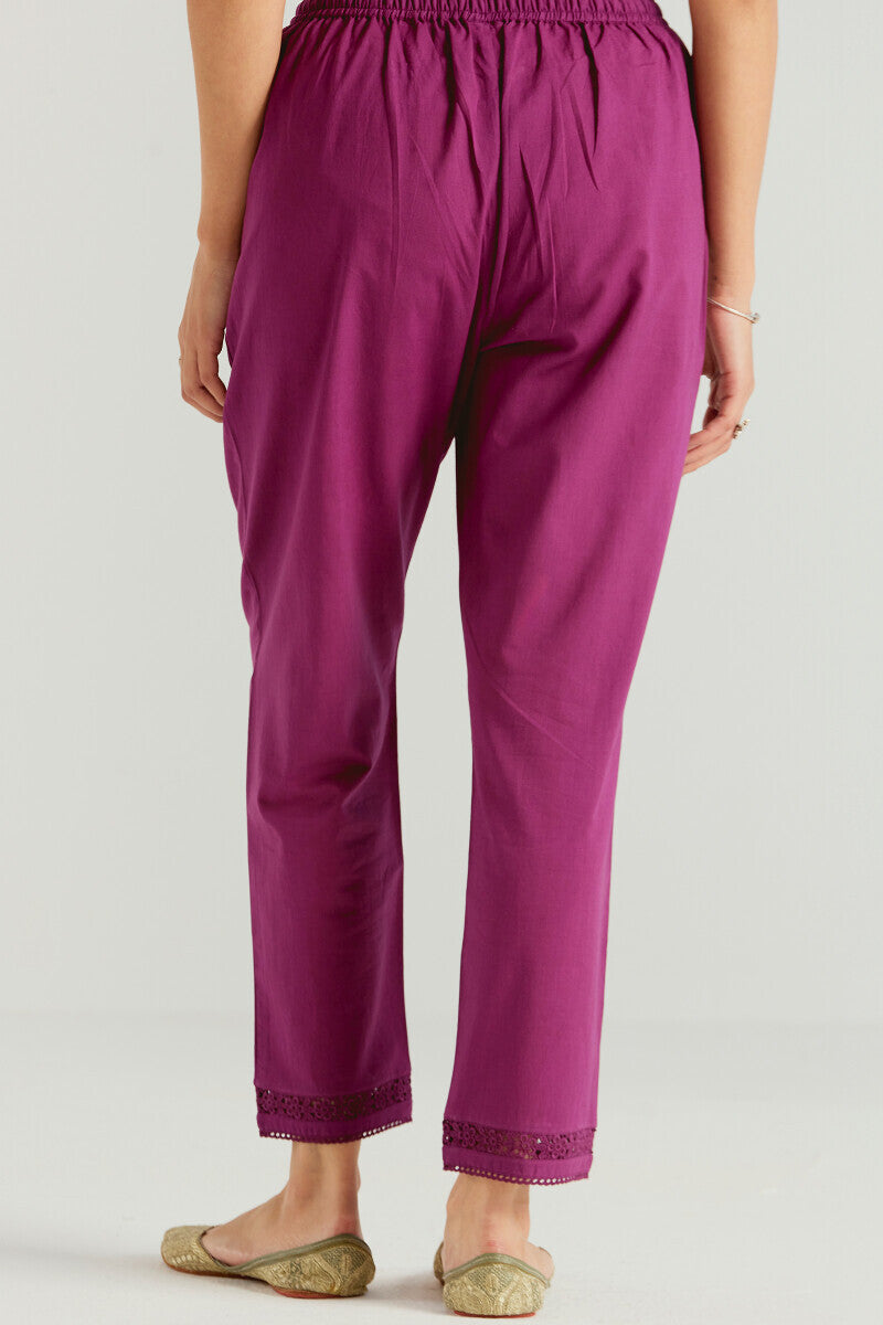 Roza Sehr Magenta Narrow Pants