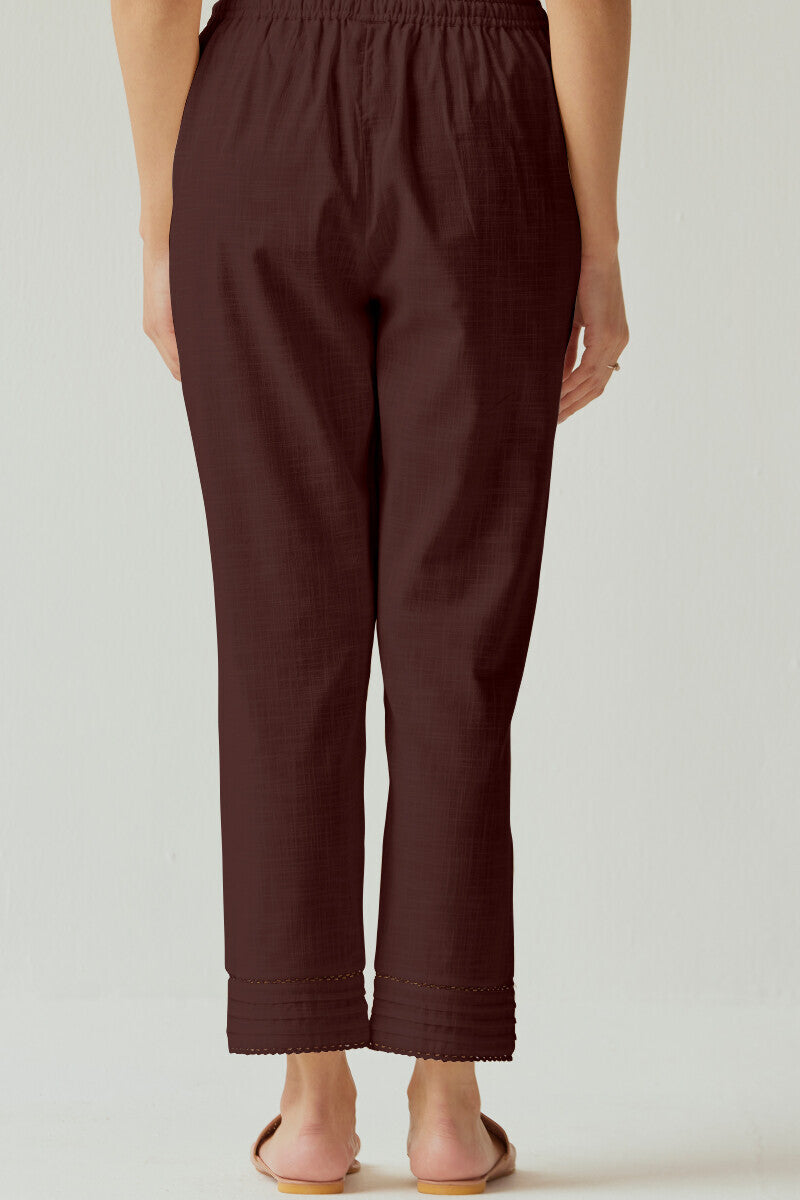 Roza Nida Brown Narrow Pants