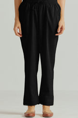 Roza Saaima Black Narrow Pants
