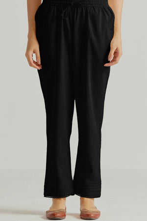 Roza Saaima Black Narrow Pants