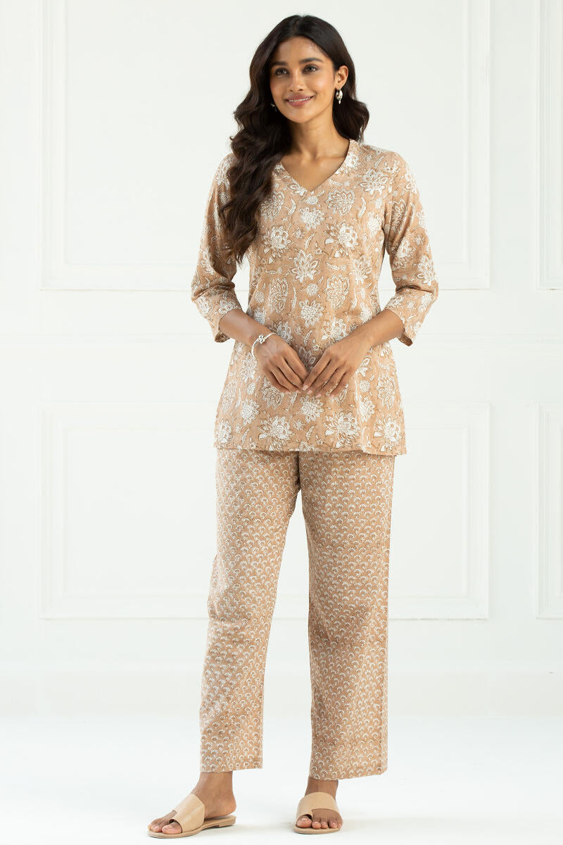 Gauhar Sanam Block Printed Pyjama Set