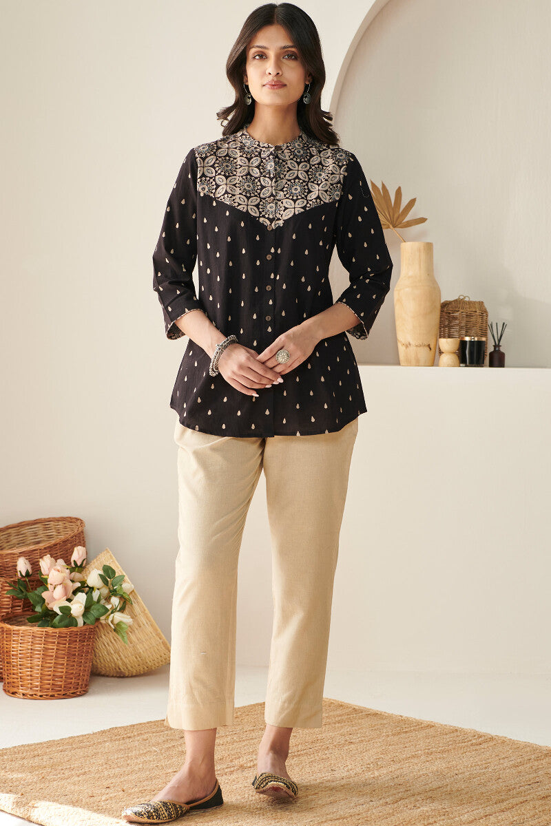 Sehra Farzana Ajrak Top