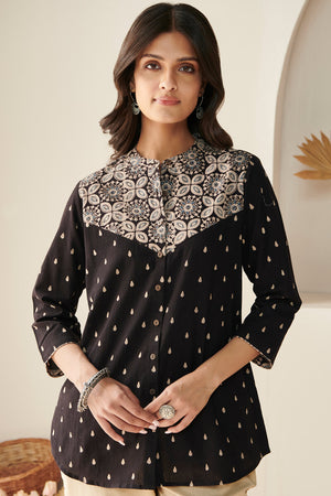 Sehra Farzana Ajrak Top