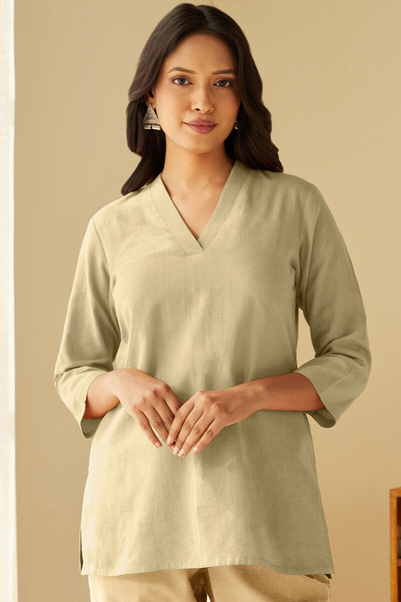 Roza Seher Beige Top