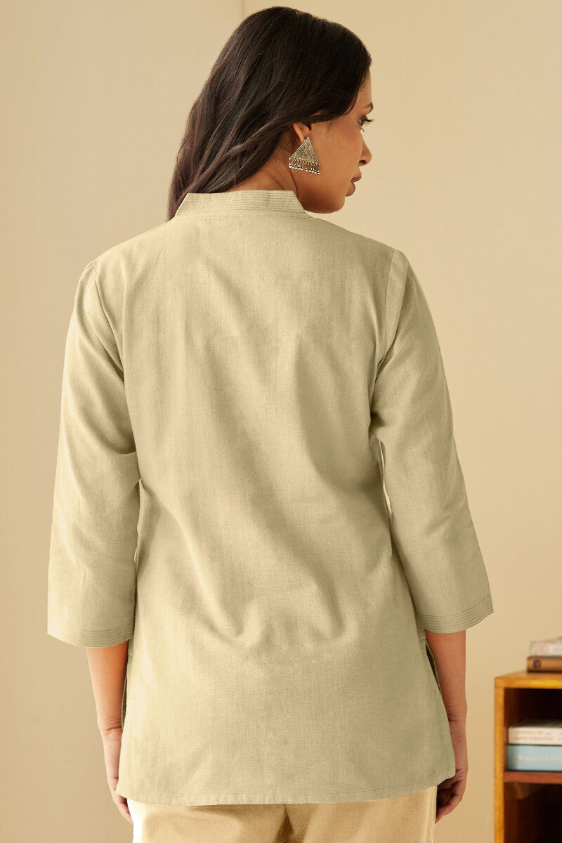 Roza Seher Beige Top