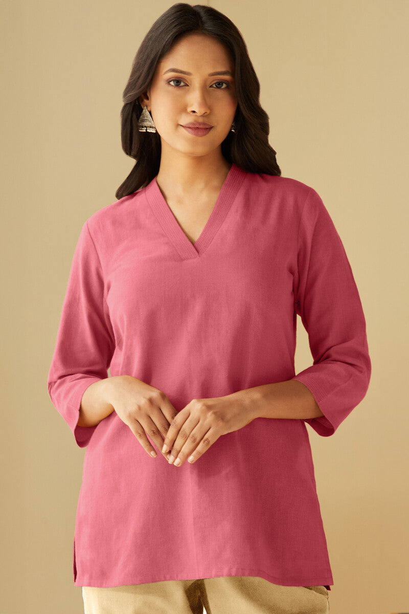 Roza Seher Pink Top