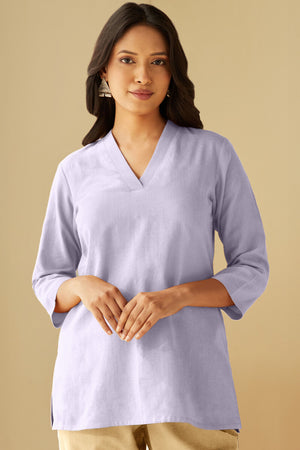 Roza Seher Lavender Top