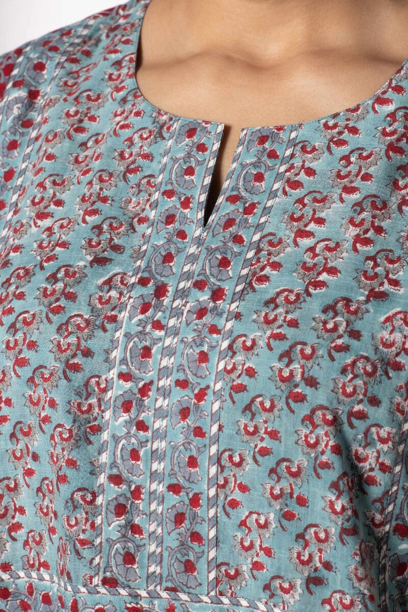 Gauhar Fizah Sanganeri Kaftan