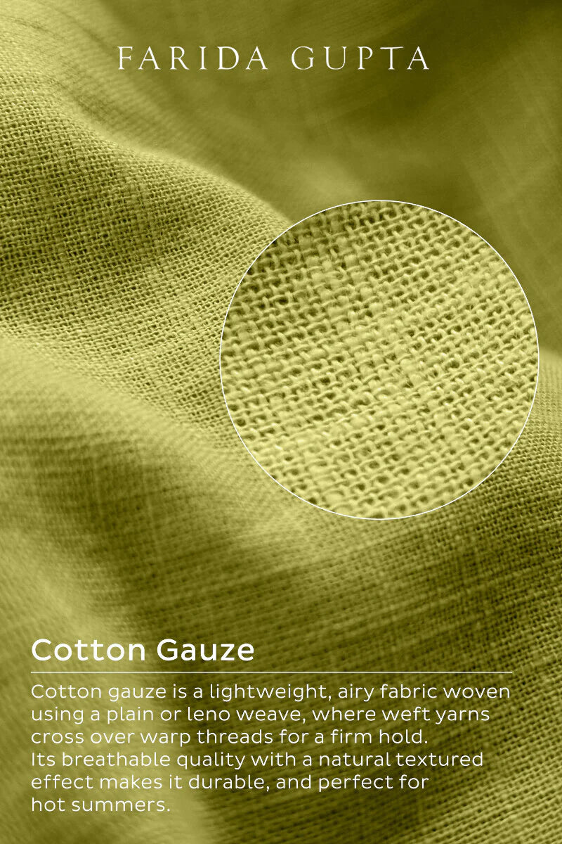 Surplus: Roza Seerat Lime Green Kurta