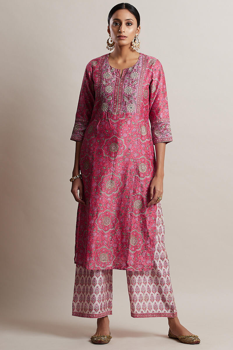 Gul Bano Safiyah Chanderi Kurta