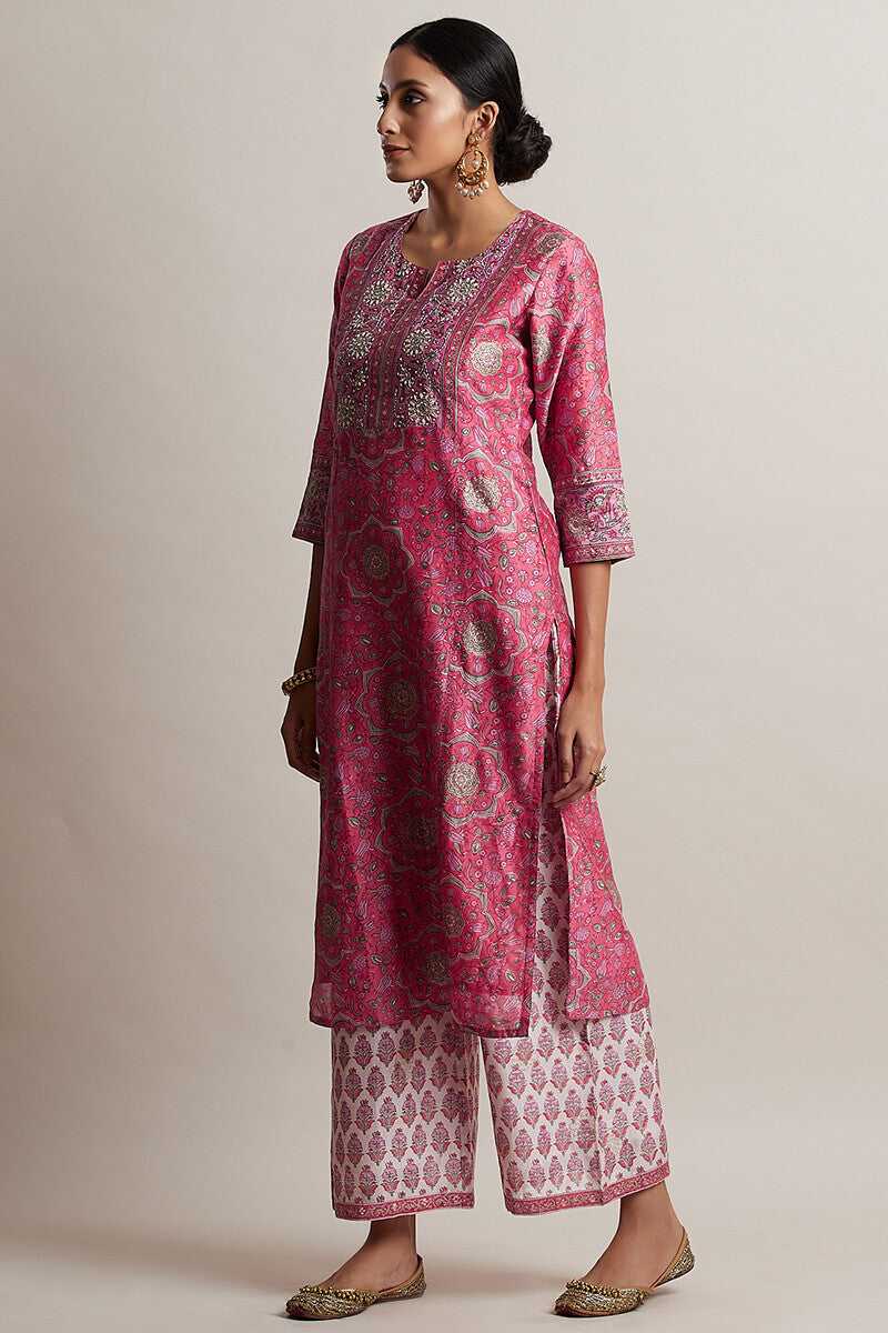 Gul Bano Safiyah Chanderi Kurta