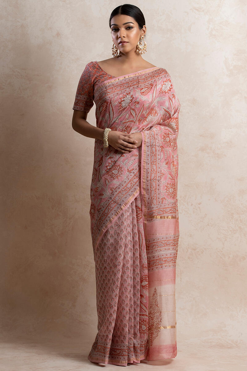 Gul Bano Zinat Chanderi Saree