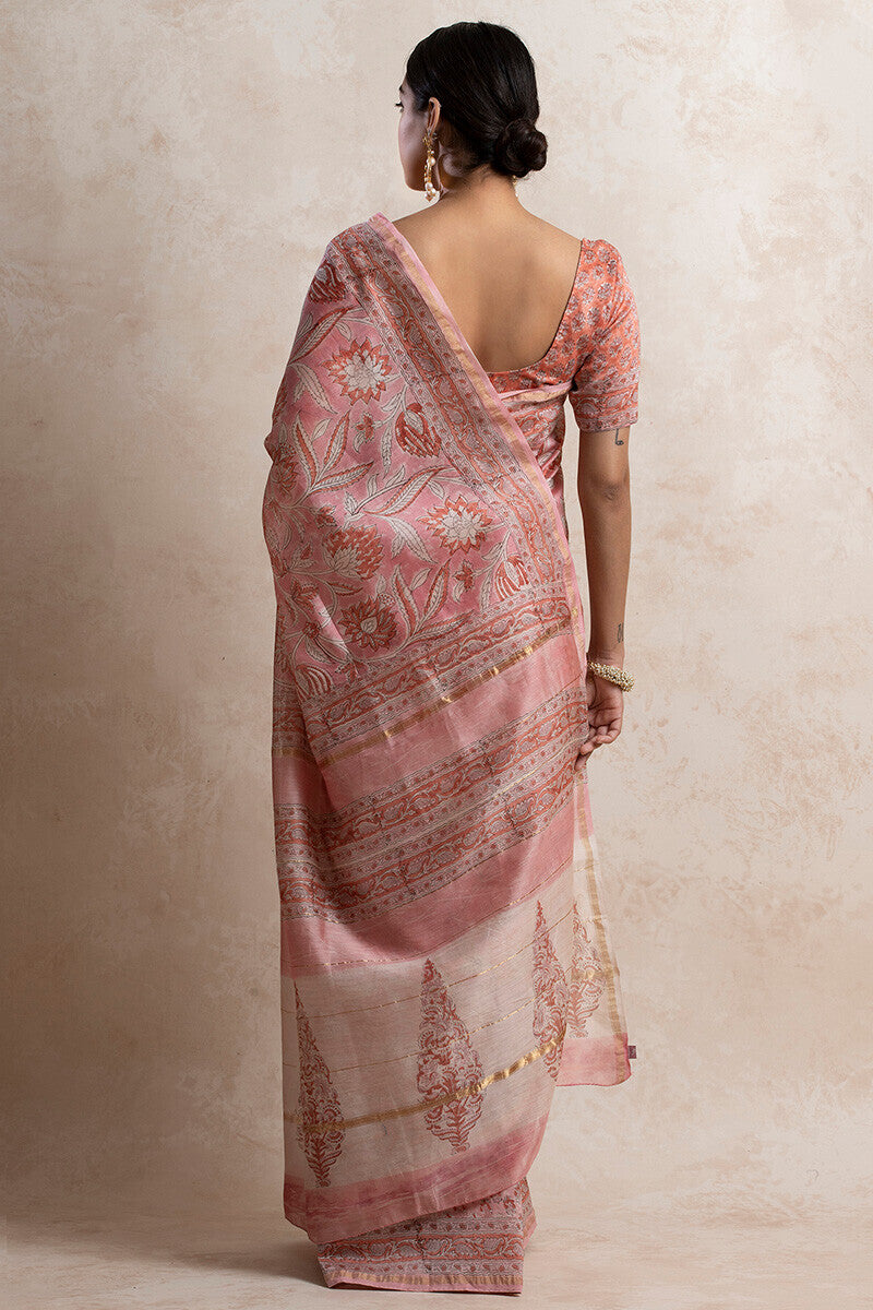 Gul Bano Zinat Chanderi Saree