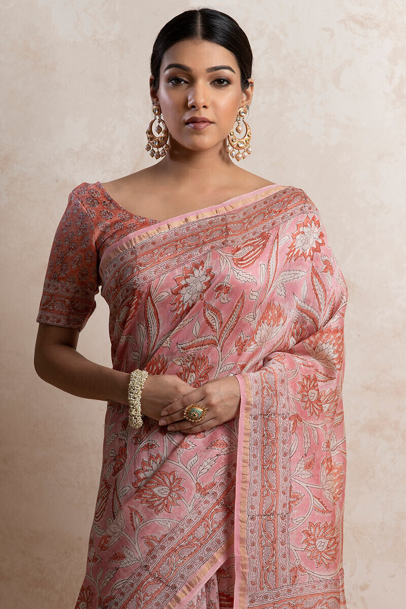 Gul Bano Zinat Chanderi Saree