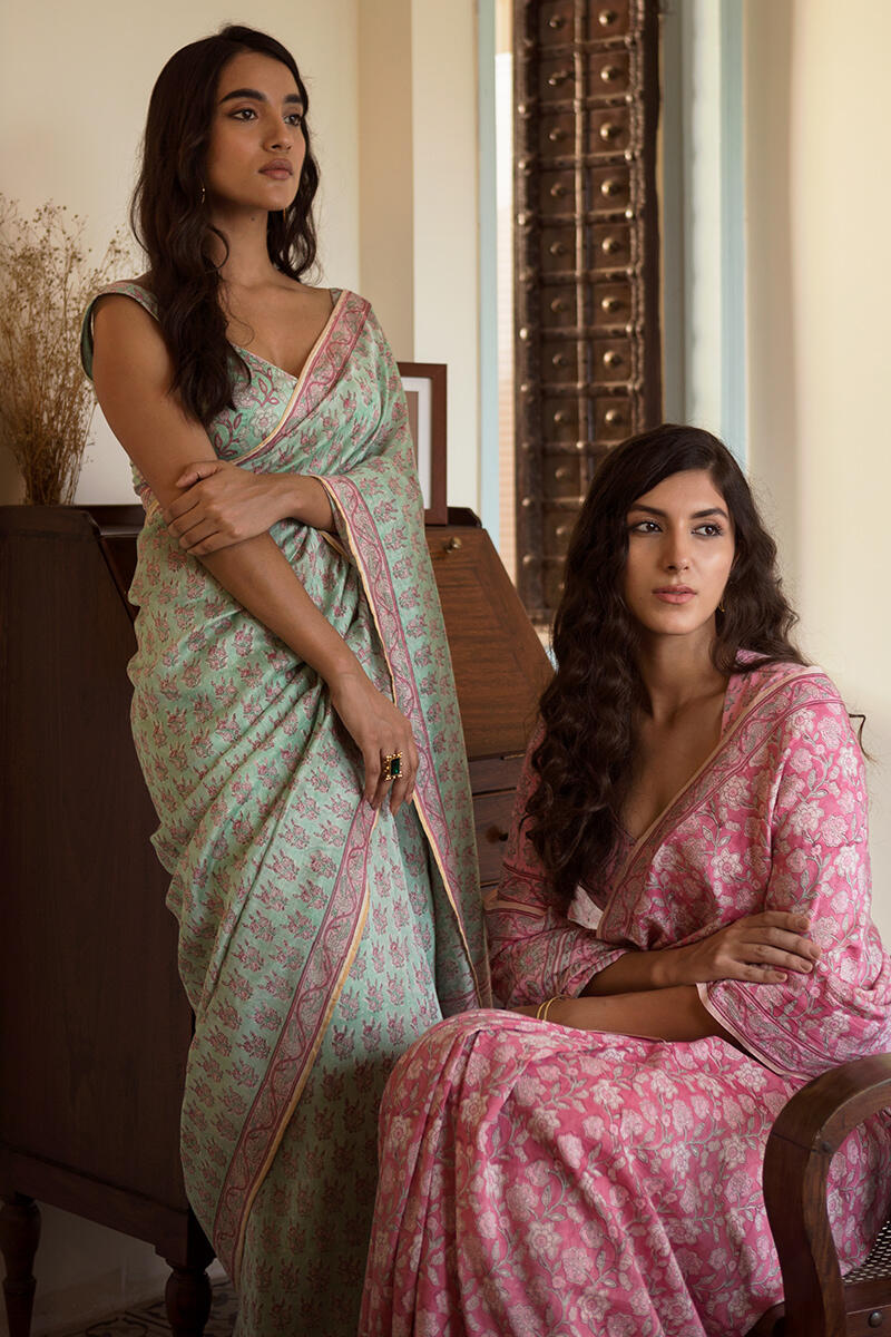 Gulnaz Nazia Chanderi Saree