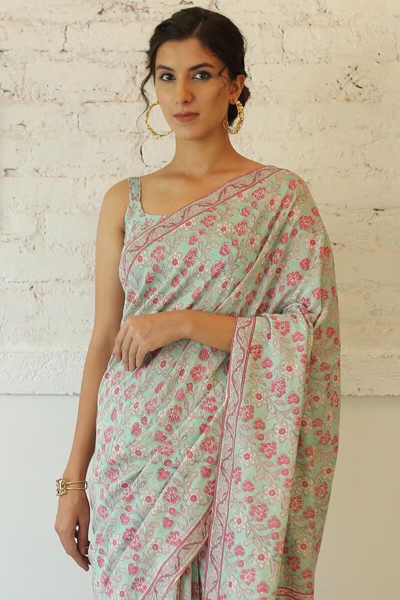 Gulnaz Raziah Cotton Silk Saree