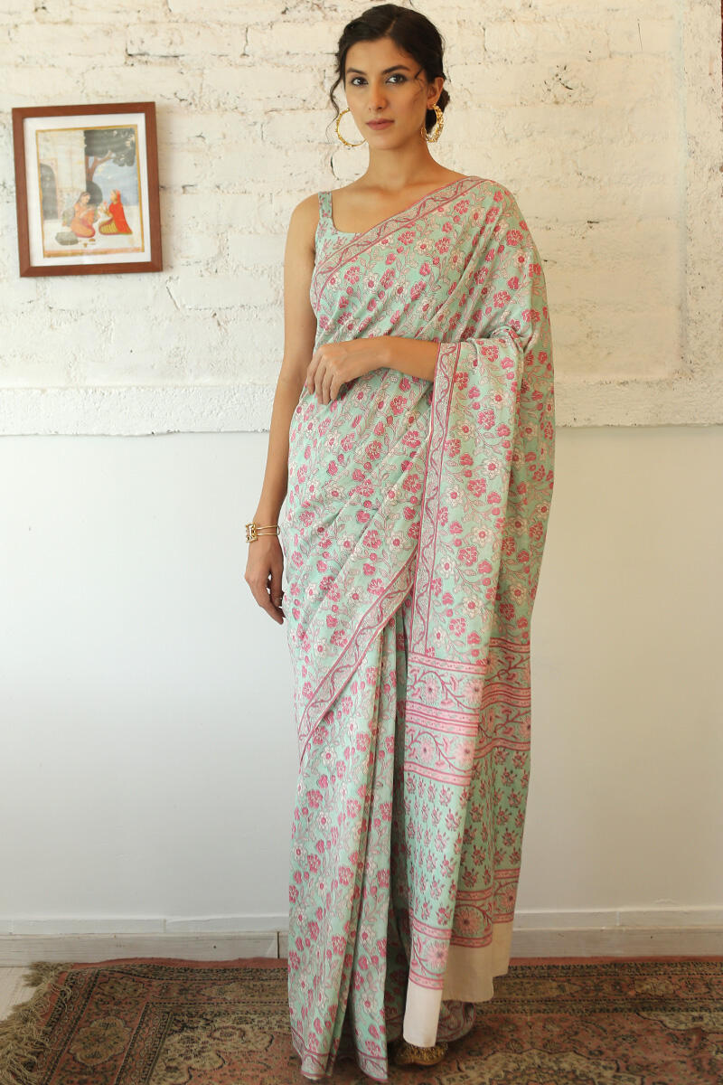 Gulnaz Raziah Cotton Silk Saree