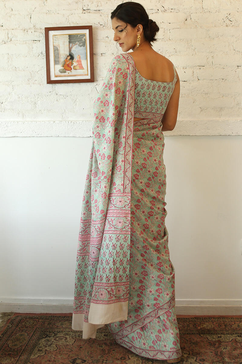 Gulnaz Raziah Cotton Silk Saree