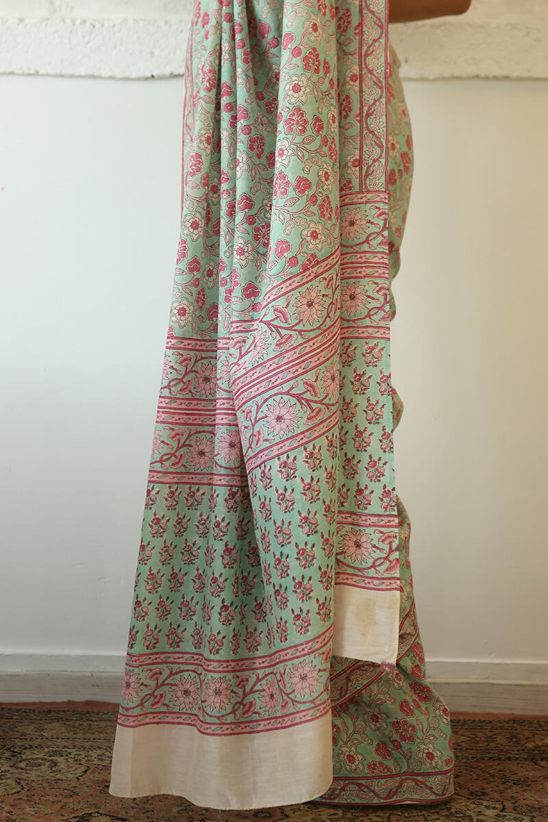 Gulnaz Raziah Cotton Silk Saree