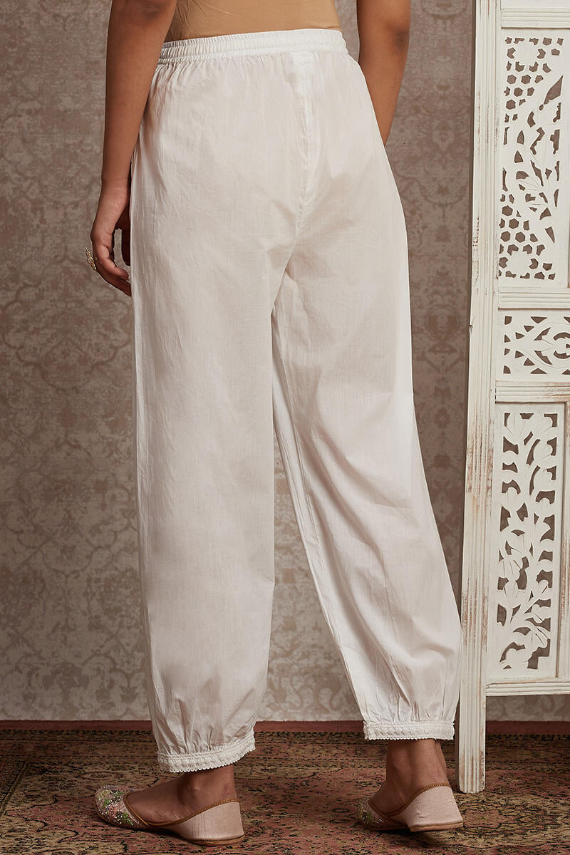 Gulnaz White Izhaar Pants
