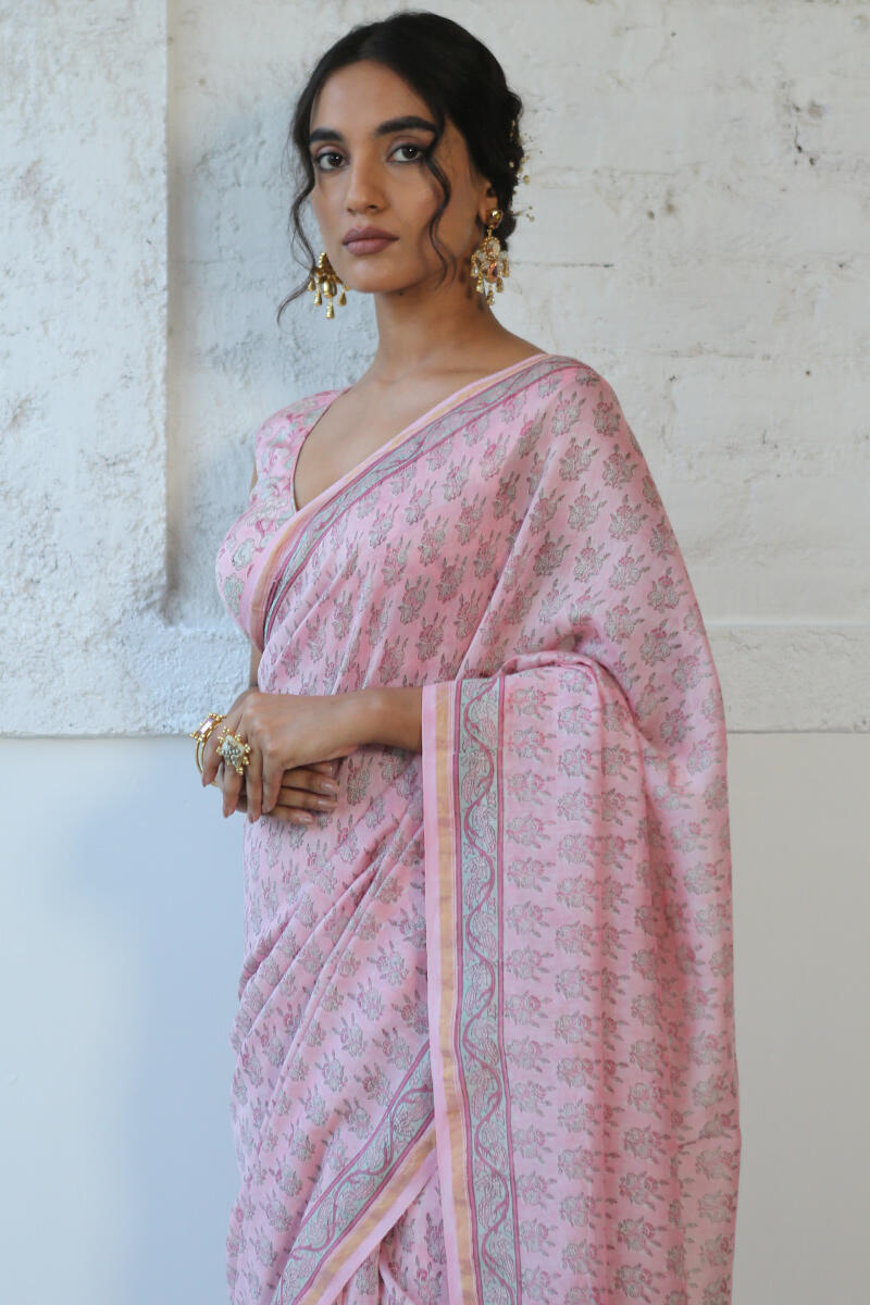 Gulnaz Zara Chanderi Saree