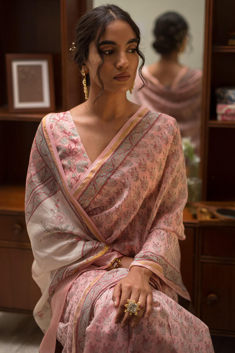 Gulnaz Zara Chanderi Saree