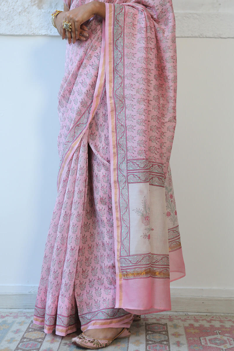 Gulnaz Zara Chanderi Saree