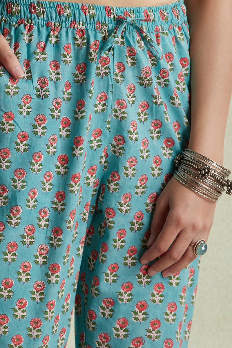 Gulzar Naima Block Printed Narrow Pants