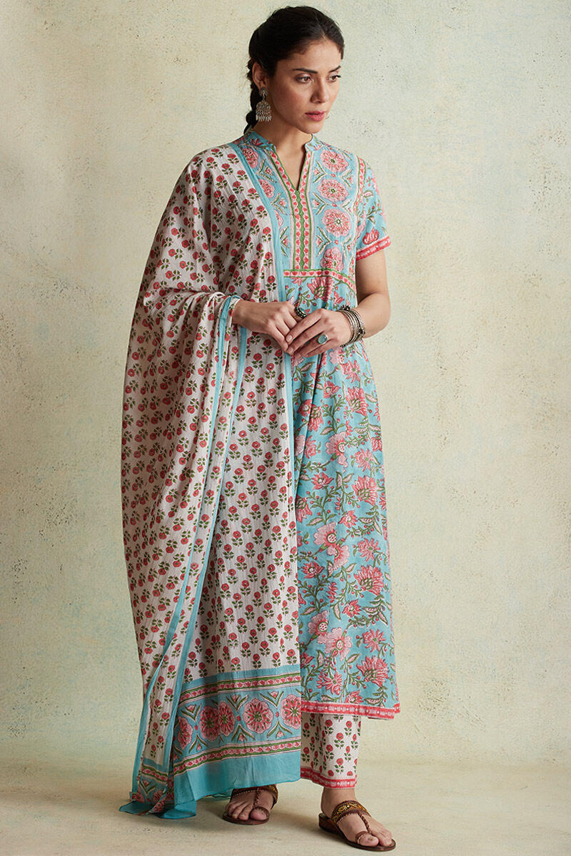 Gulzar Afsana Block Printed Dupatta