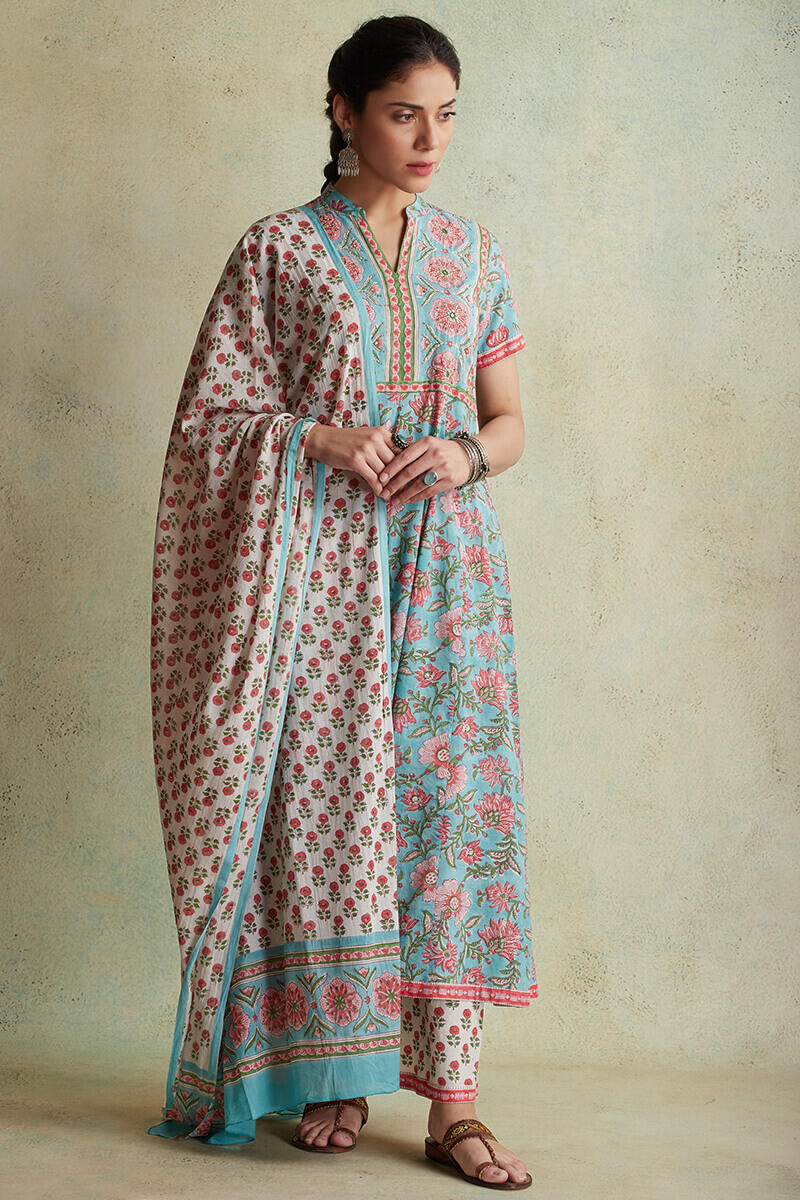 Gulzar Afsana Block Printed Farsi