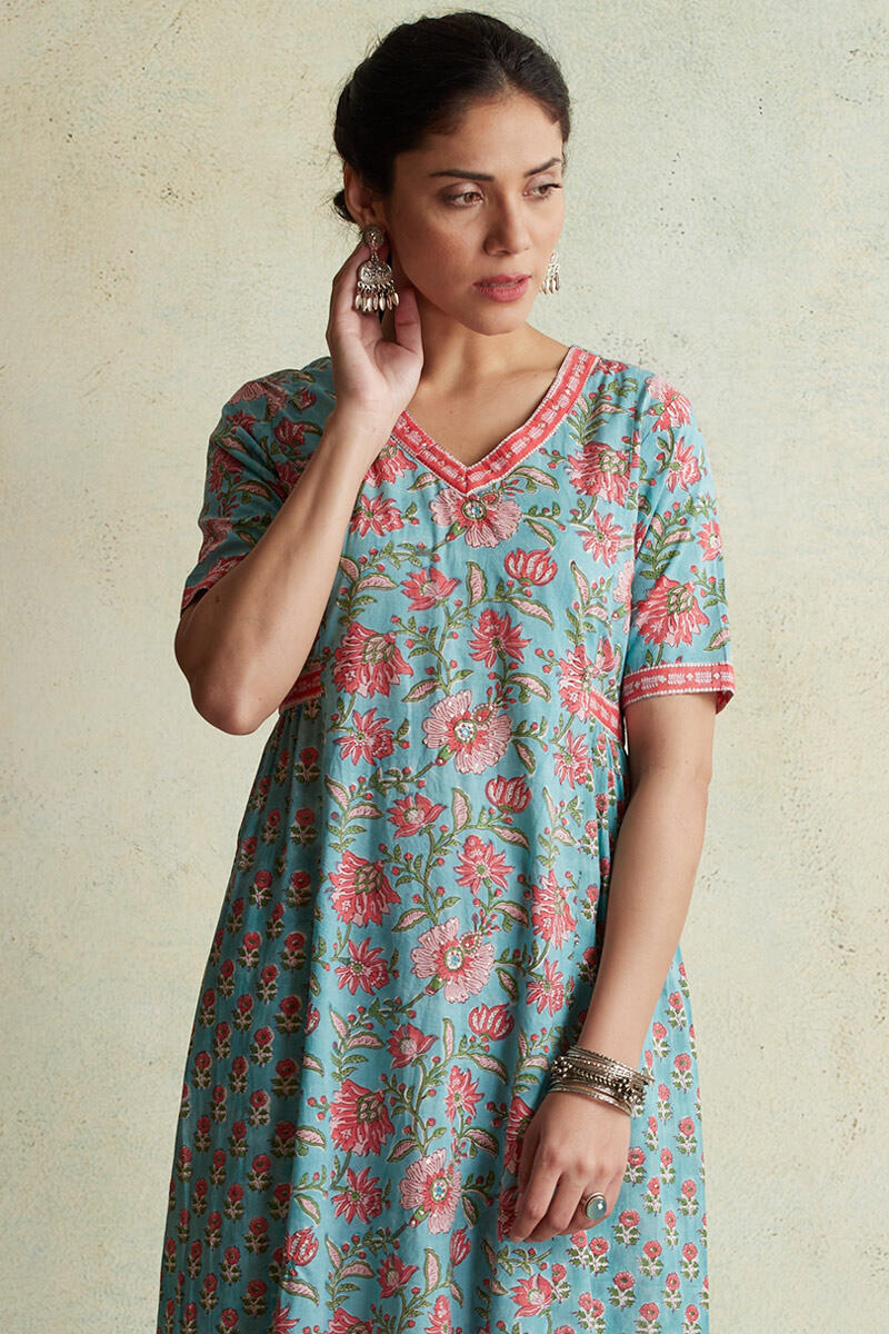 Gulzar Naima Block Printed Kurta