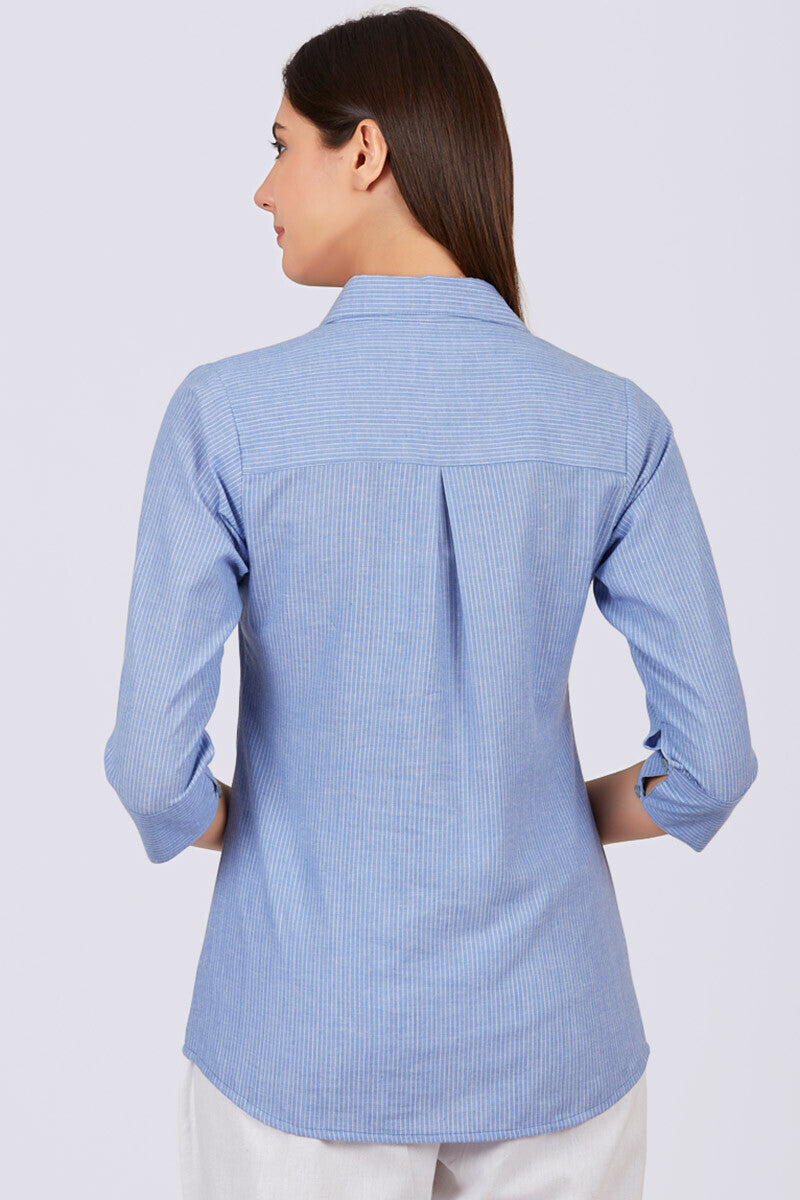 Harbour Blue Stripe Shirt