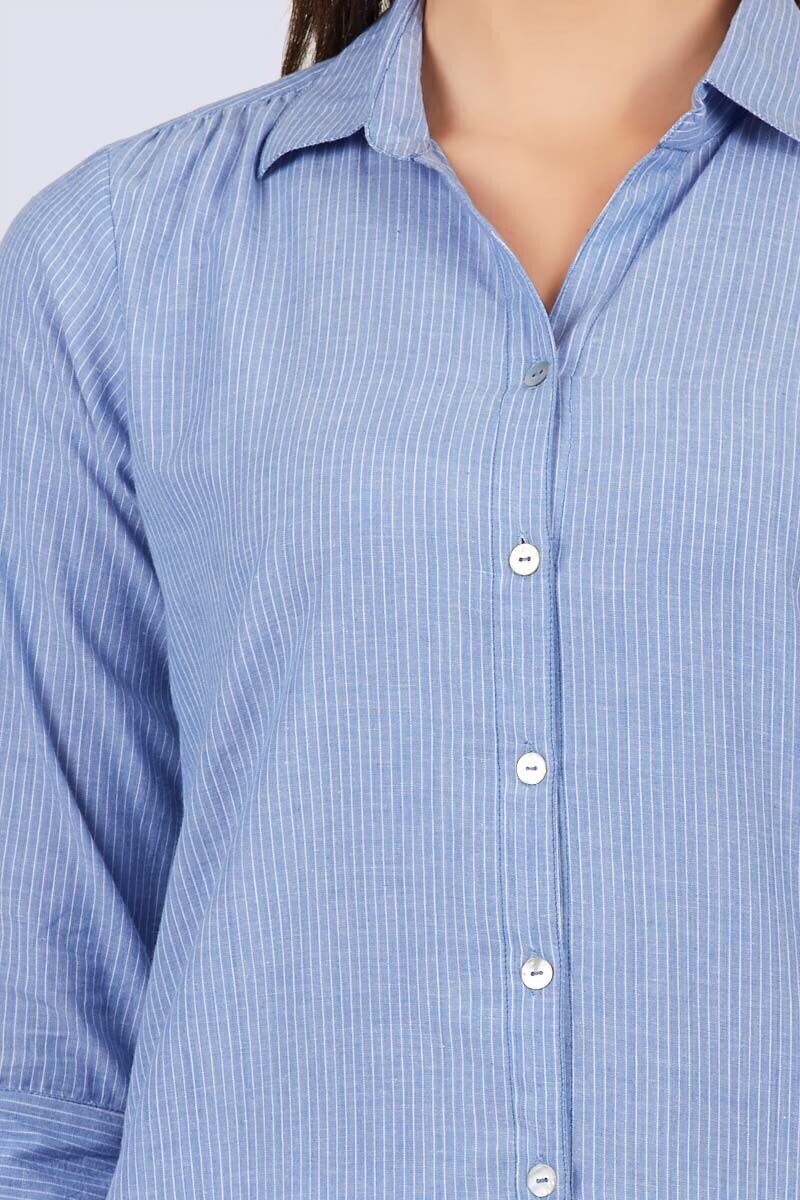 Harbour Blue Stripe Shirt