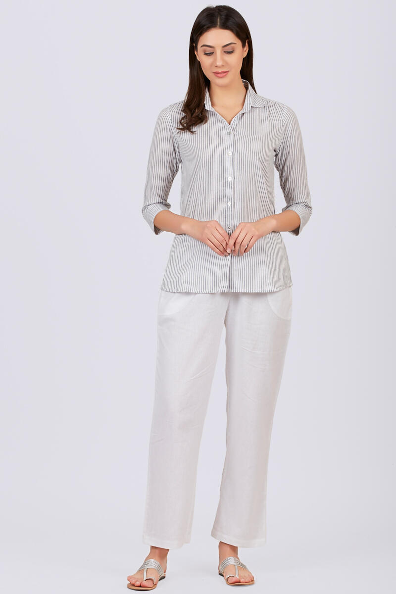 Harbour White Stripe Shirt
