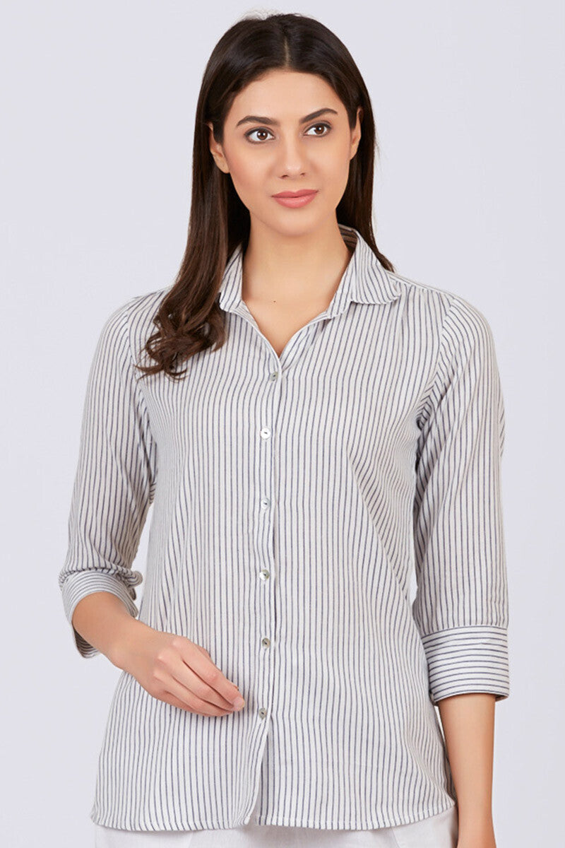 Harbour White Stripe Shirt