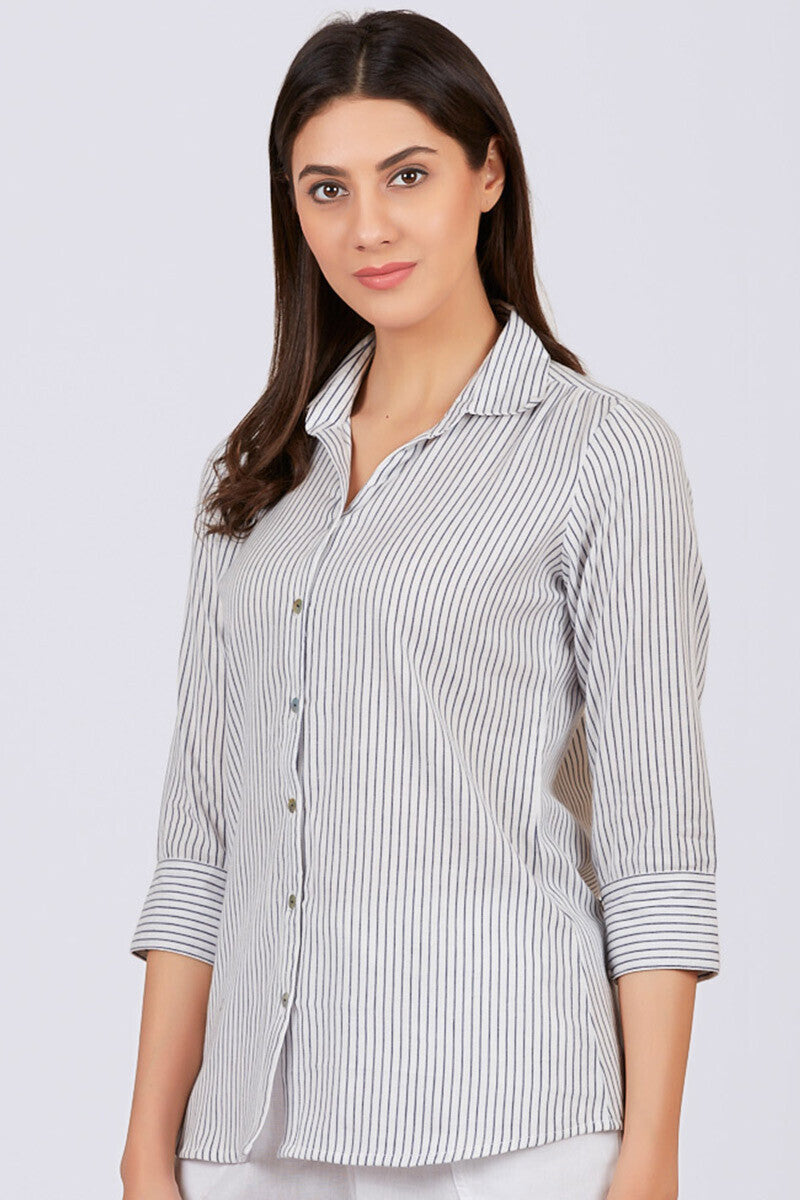Harbour White Stripe Shirt