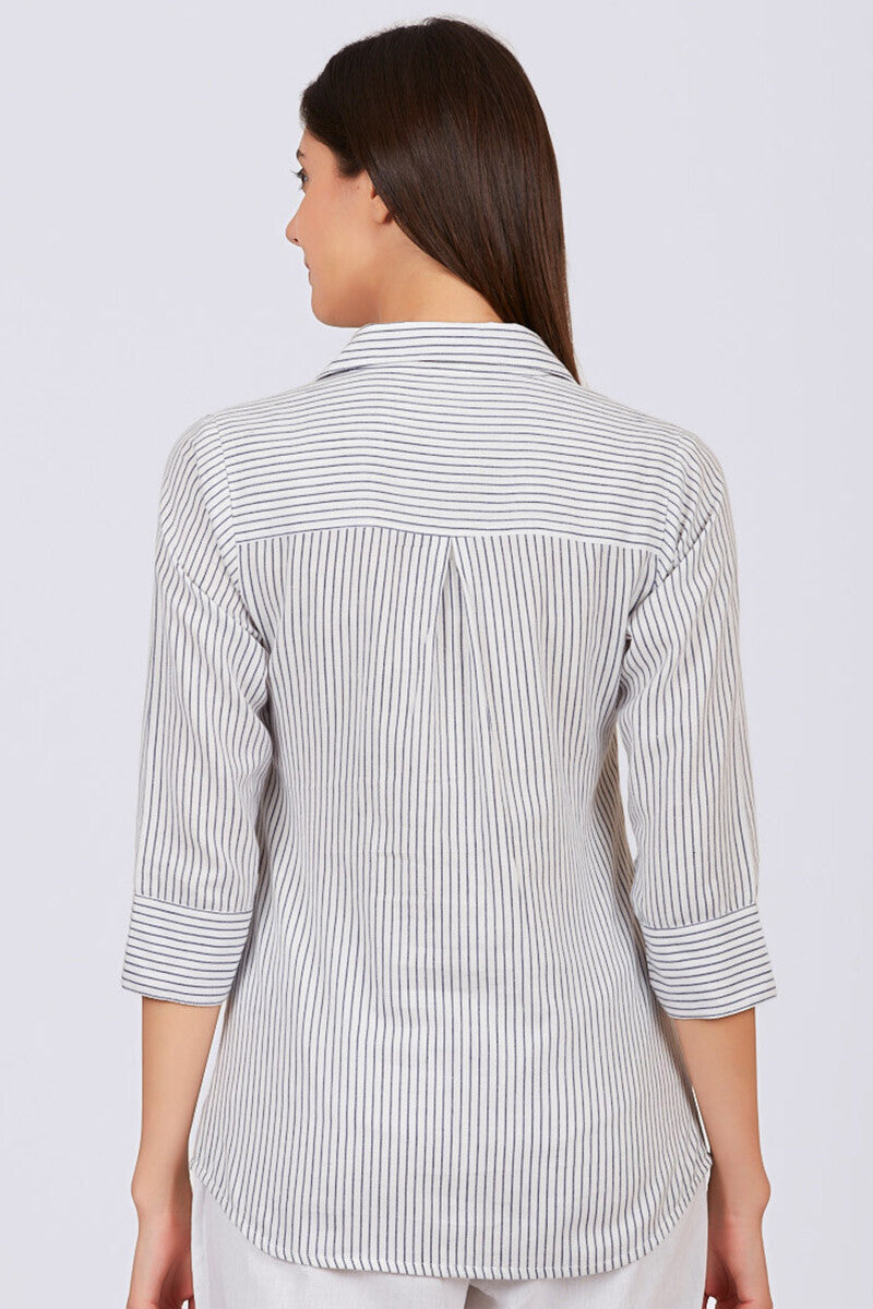 Harbour White Stripe Shirt